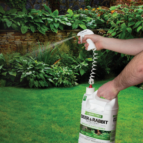Liquid Fence 1 Gal. Ready To Use Deer & Rabbit Repellent HG-70109 706520