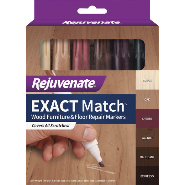 Rejuvenate Exact Match Natural Wood Furniture & Floor Marker (6-Pack) HG-R65341