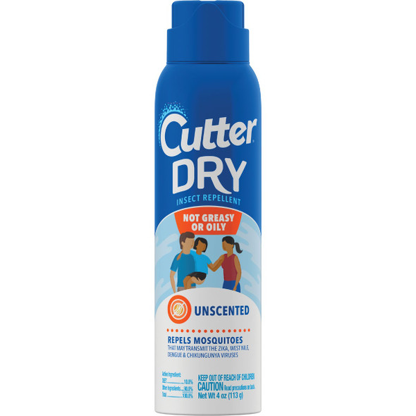 Cutter Dry 4 Oz. Insect Repellent Aerosol Spray HG-96058