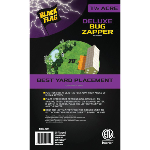 Black Flag 5500V Deluxe Bug Zapper 75071 738934