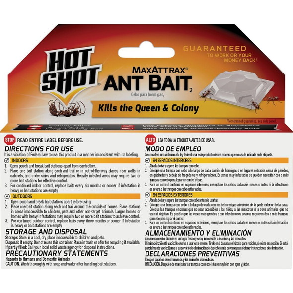 Hot Shot MaxAttrax 0.28 Oz. Solid Ant Bait Station (4-Pack) HG-2040W 751127