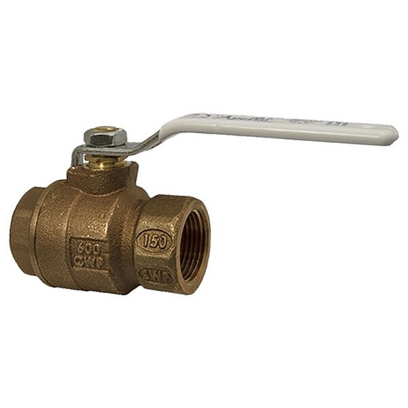 Apollo Valves 1-1/2" FNPT Bronze Ball Valve 2-Way 77CLF10701A