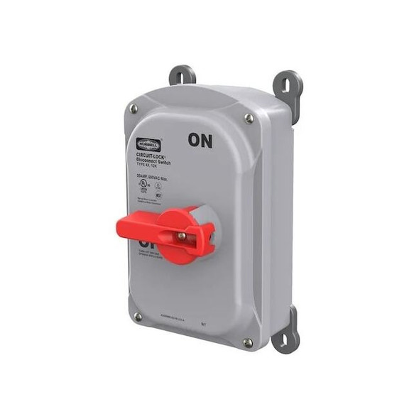 Disconnect Switch, Nonfusible, 3PST, Three Phase, NEMA 4X, Indoor/Outdoor, PBT