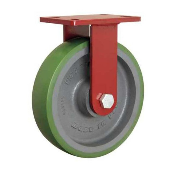Hamilton Plte Caster,Rgd,Poly,10 in.,2200 lb. R-FM-10DB