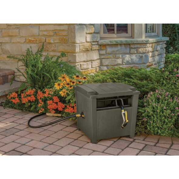 Suncast 175 Ft. Farmhouse Smart Tube Hose Hideaway FHH112 737734