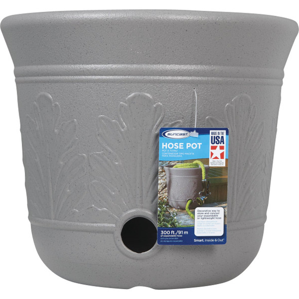 Suncast 300 Ft. Gray Resin Hose Pot HPL100 704918