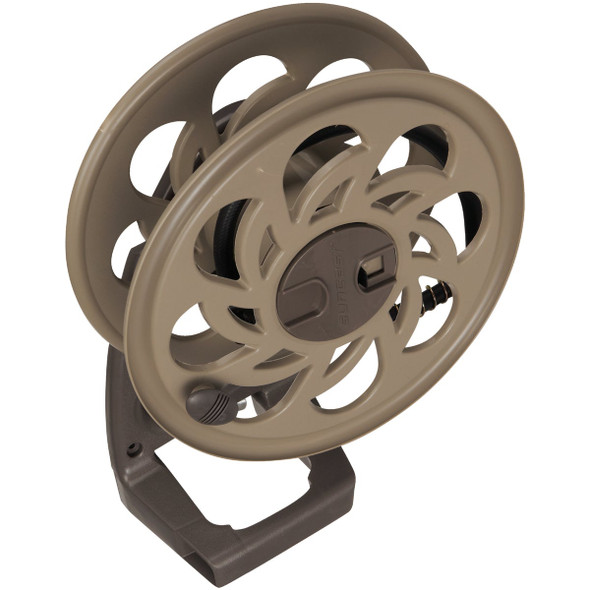 Suncast Sidetracker 125 Ft. x 5/8 In. Taupe Resin Hose Reel STA125B