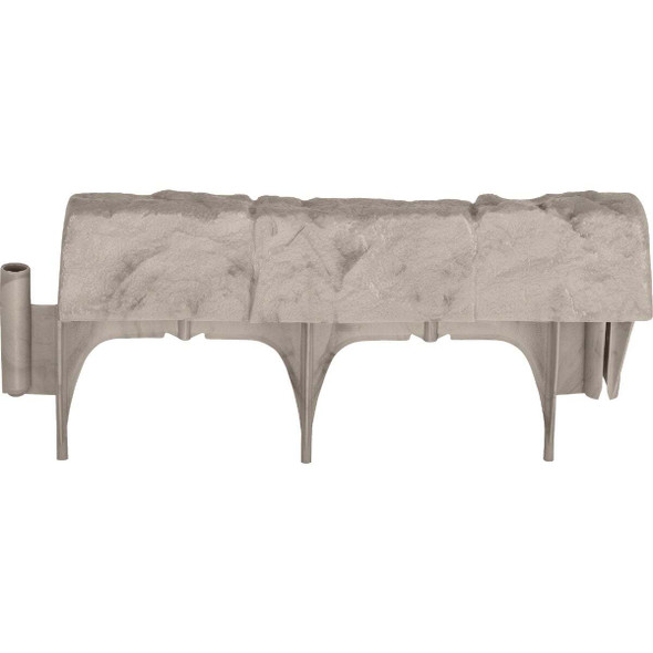 Suncast 6 In. H. x 12 In. L. Border Stone Poly Lawn Edging (10-Pack) BSE10TG