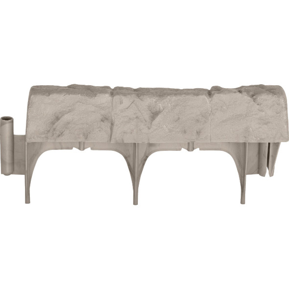 Suncast 6 In. H. x 12 In. L. Border Stone Poly Lawn Edging (10-Pack) BSE10TG