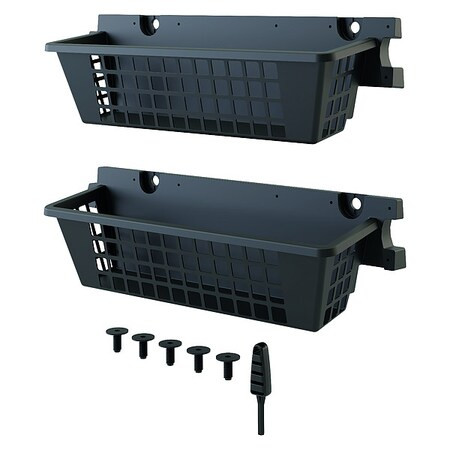 Suncast Shed Accessory,30 lb,O.L. 25",Resin BMSBSKT2PK