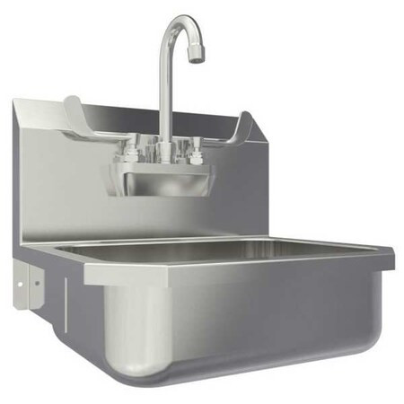 Sani-Lav Hand Sink,16 In. L,15-1/4 In. W,13 In. H 605FL