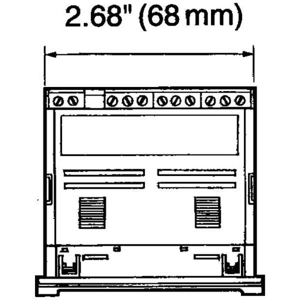 Simpson Electric Digital Panel Meter,DC Voltage M235-0-2-13-0