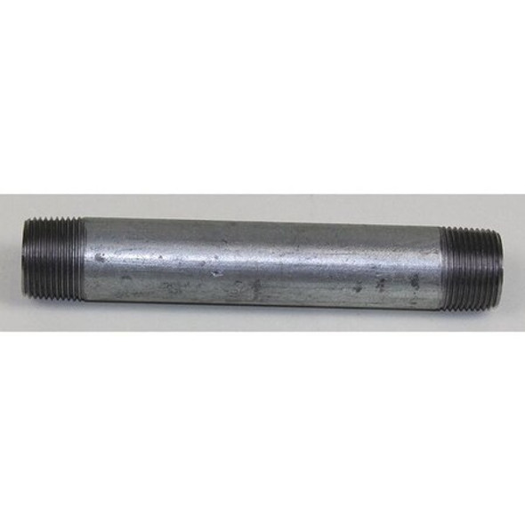 Conduit Fitting Nipple, 3/4 in, Threaded, Steel, PVC Coated, Silver