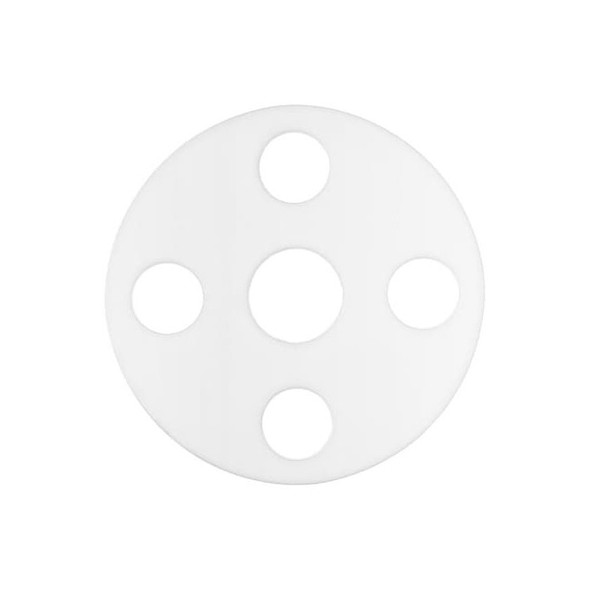 Full Face PTFE Flange Gasket for 1-1/2" Pipe, 1/8" Thick, No 300