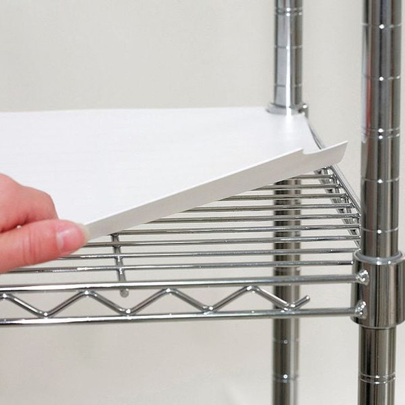 Manufacturer Varies Shelf Liner 72"x18", White, 4PK 5GRE4