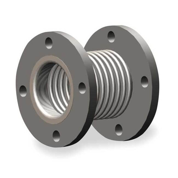 Hose Master 8" Dia x 6" L SS Metal Expansion Joint EJSSPFL0800