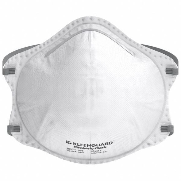 Particulate Respirator, N95, Molded, Adjustable, Molded Nose Clip, Universal