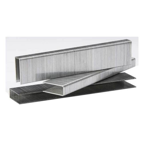 Paslode Staples, 16 ga, Wide Crown, 1-1/2 in Leg L, Steel, 10500 PK OT2855