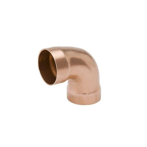 1-1/2" NOM C Copper DWV 90 Degree Elbow, Basic Pipe Fitting Material: Metal