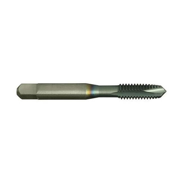 Spiral Point Tap, 3/8"-16, Plug, UNC, 3 Flutes, Steam Oxide