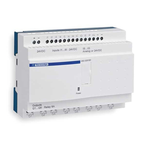 Schneider Electric Compact Smart Relay, 6 Inputs, 4 Outputs SR2D101FU