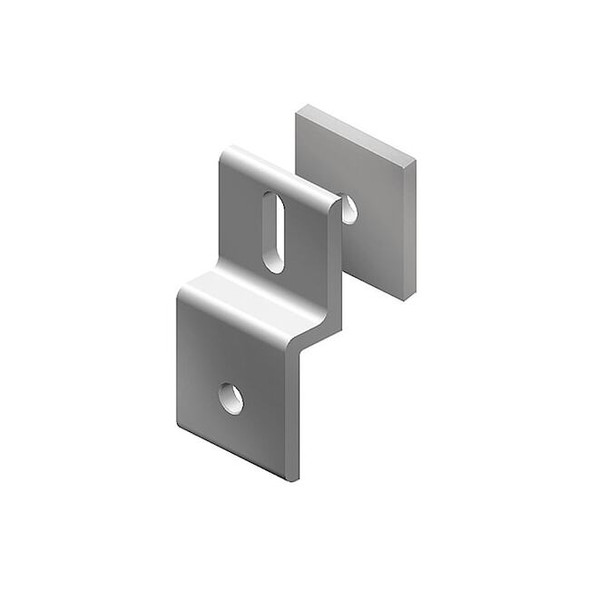 Fath Mesh Panel Retainer,Anodized,Aluminum 093P20LN