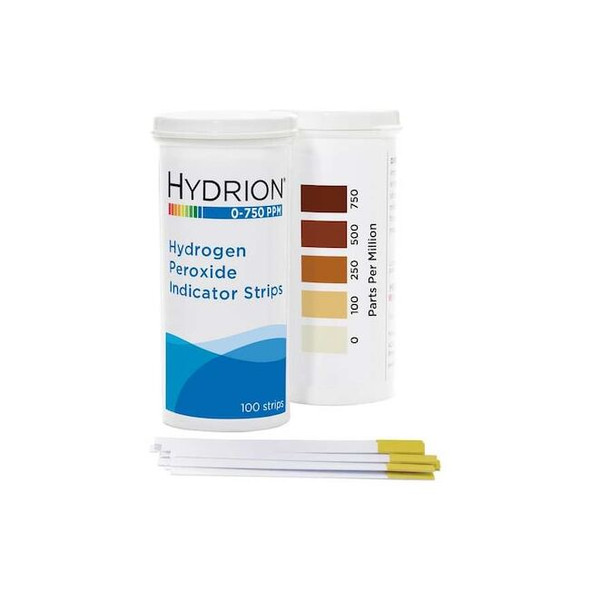 Hydrion Test Strips,2 1/2 in L,1/4 in W,PK6 HP-750