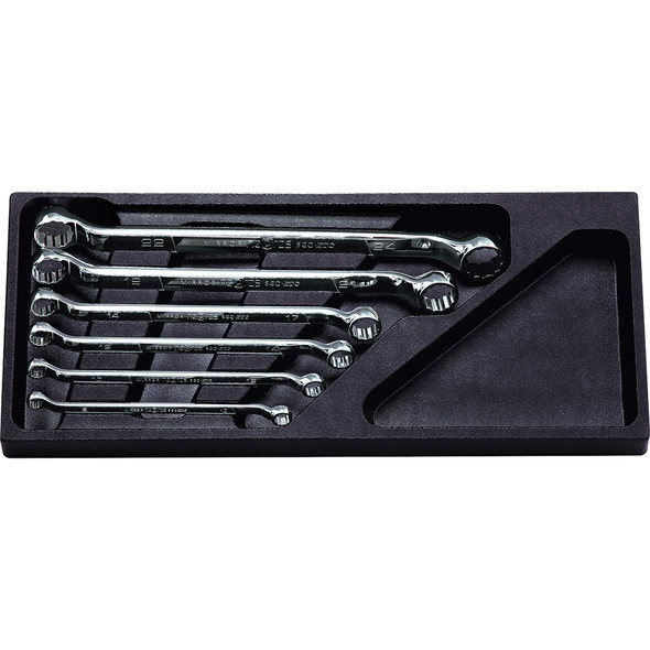Wrench Set Deep Offset (45?) Box End    6 pc NTM506