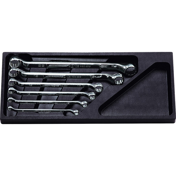 Wrench Set Deep Offset (45?) Box End    6 pc NTM506