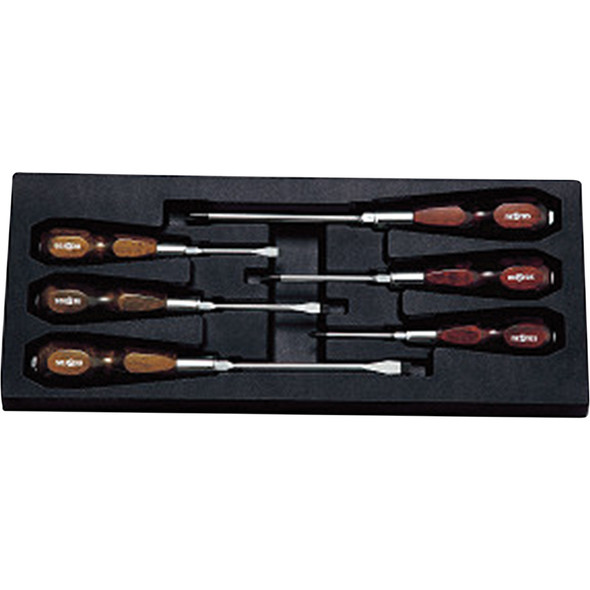 Scw Set Wood Handle Mixed 6 Pc NTD306