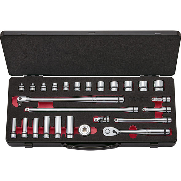 Socket Set 3/8" Drive   Case 26 pc NTB3X26CZ