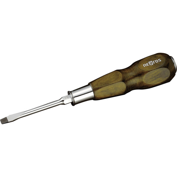 Screwdriver Wood Handle Slotted   5.5 mm/0.8 mm ND3M-055