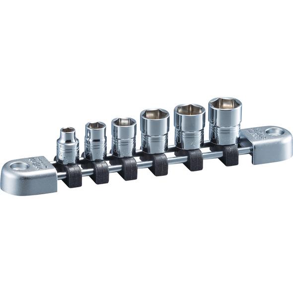 Socket Set 1/4" Drive Metric Standard 6 pt 6 pc NTB206A