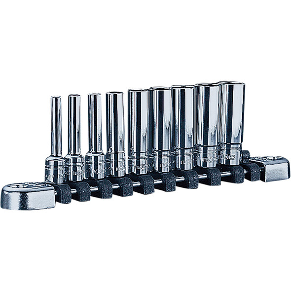 Socket Set 1/4" Drive Metric Deep 6 pt 9 pc NTB2L09A