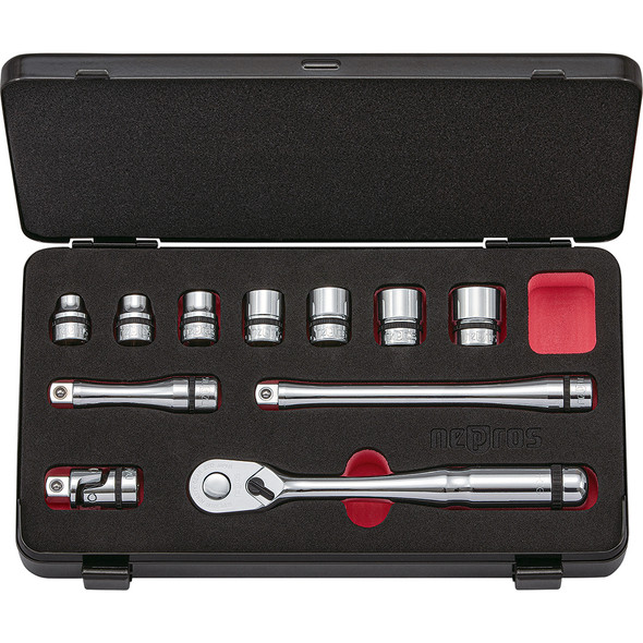 Socket Set 3/8" Drive   Case 11 pc NTB311BCZ