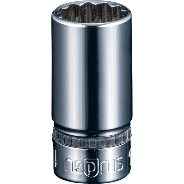 Socket 3/8" Drive Metric Semi-Deep 12 pt 8mm NB3M-08W