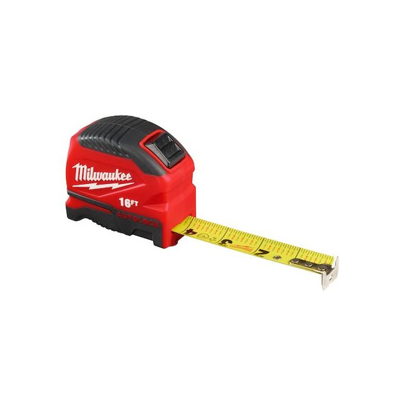 Milwaukee Tool Tape Measure,16 ft L Blade SAE 48-22-1816