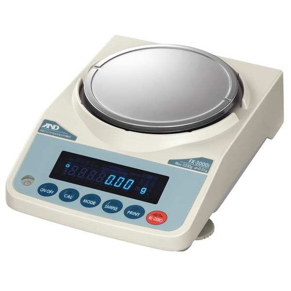 A&d Weighing Digital Compact Bench Scale 3200g Capacity FX-3000I