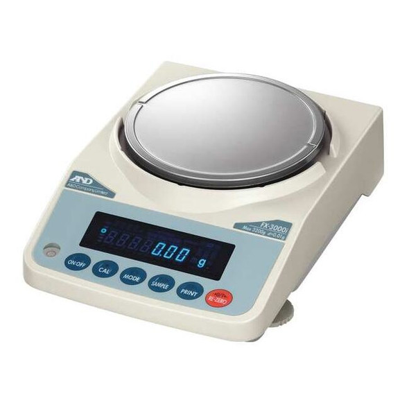A&d Weighing Digital Compact Bench Scale 3200g Capacity FX-3000I