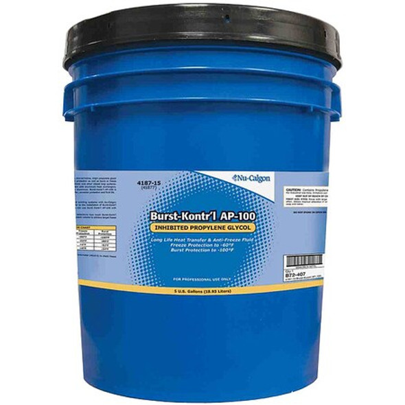 Nu-Calgon Freeze Protectant, Blue, 5 gal, Pail 4187-15 Nu-Calgon Freeze Protectant, Blue, 5 gal, Pail 4187-15
