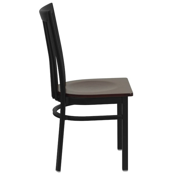 Flash Furniture Hercules Restaurant Chair, 17-1/4 in W 18-3/4" L 34-3/4" H XU-DG6Q4BSCH-MAHW-GG