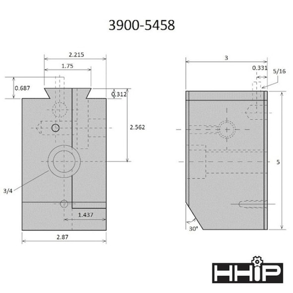 Hhip KDK Style-200 Quick Change Tool Post 3900-5458