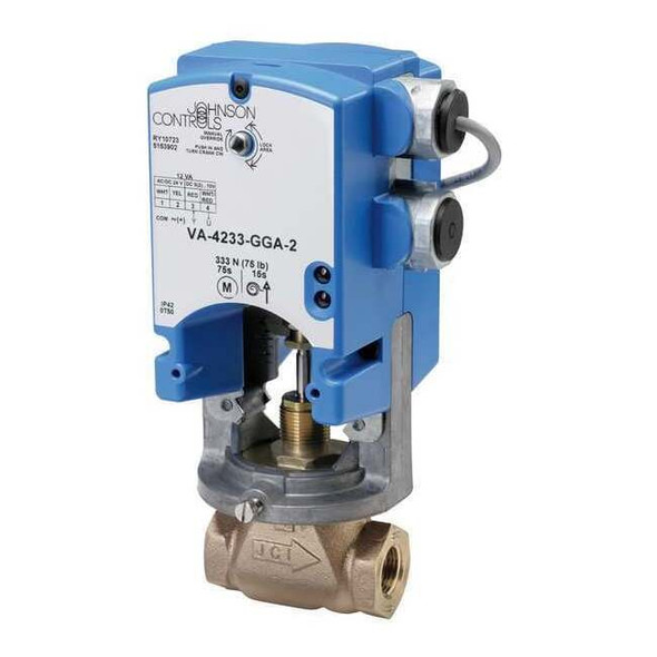 Johnson Controls Elec Act, 61 in.-lb., Proportional, 24VAC VA-4233-GGC-2