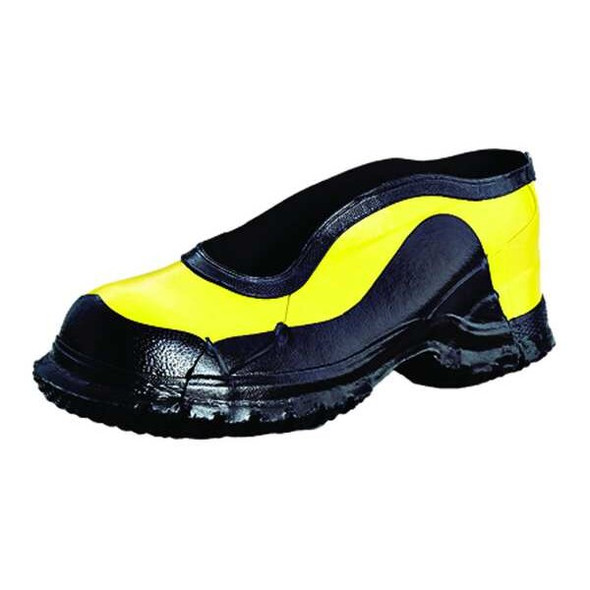 Overshoe, Electrical, Slip On, Rubber, Ankle Height, Yellow, 10