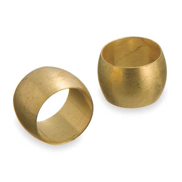 Weatherhead Ferrule, Brass, 1/2 in,PK10 1360X8