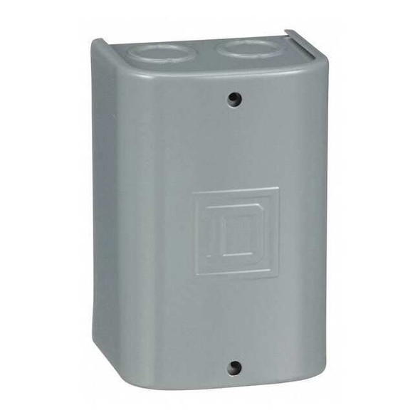 Captive Screws Electrical Enclosures, 5.28 in H, 3.31 in D, 3.63 in W, 1, Steel