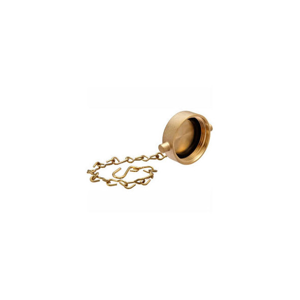 Fire Hose Hose Cap - 1-1/2 In. NH - Brass