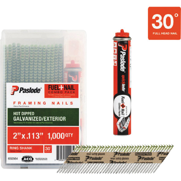 Paslode 1k 2" Hdg Nail W/Cell 650564