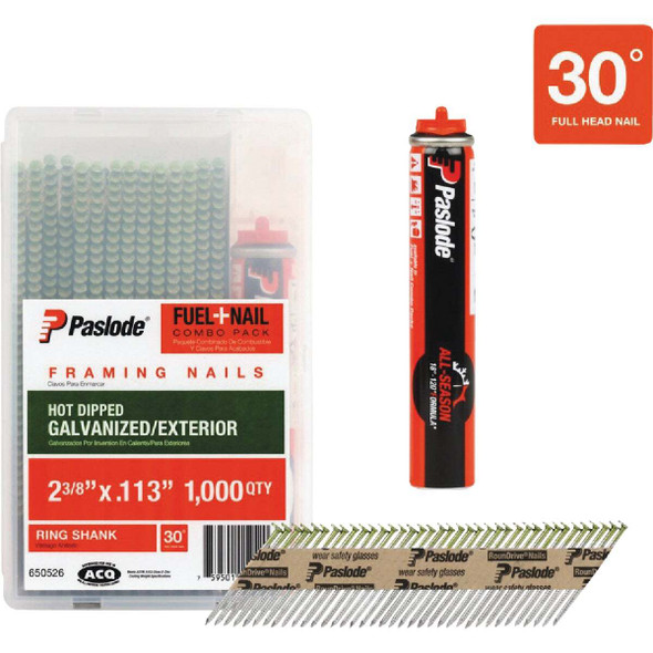 Paslode 1k 2.375 Hdg Nail W/Cell 650526