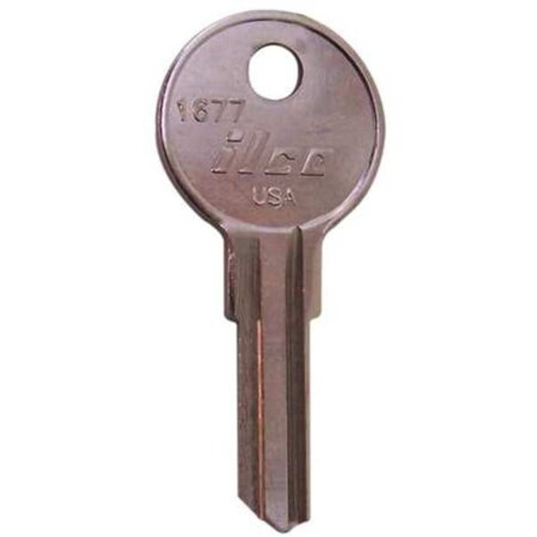 Kaba Ilco Key Blank,Brass,1677,PK10 1677